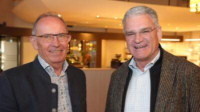 Der neue Vorsitzende des Alpenvereins Millstatt, Josef Nopp mit Bürgermeister Alexander Thoma.