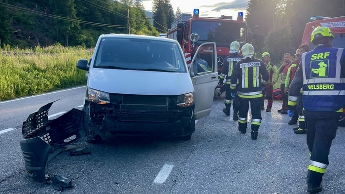 An der Unfallstelle