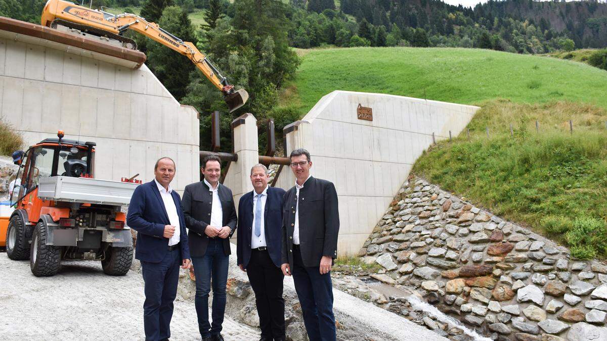 Josef Geisler, Norbert Totschnig, Markus Tönig und Gebhard Walter in Hopfgarten