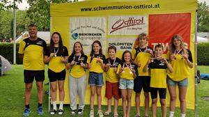 Die erfolgreichen Lienzer Teilnehmer an den Tiroler Landesmeisterschaft 