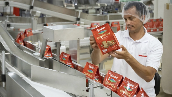 Mehr als 23.000 Tonnen Waffeln verließen im Vorjahr das Werk 
