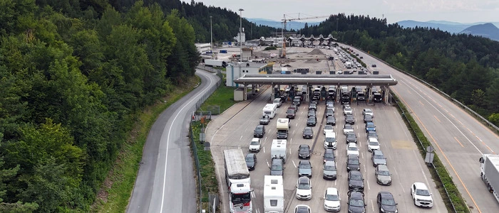 Samstagvormittag auf der Karawankenautobahn