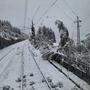 Auch auf den Bahnverkehr hat der Wintereinbruch Auswirkungen