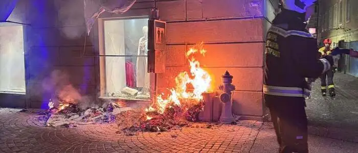 Feuerwehreinsatz in der Klagenfurter Innenstadt