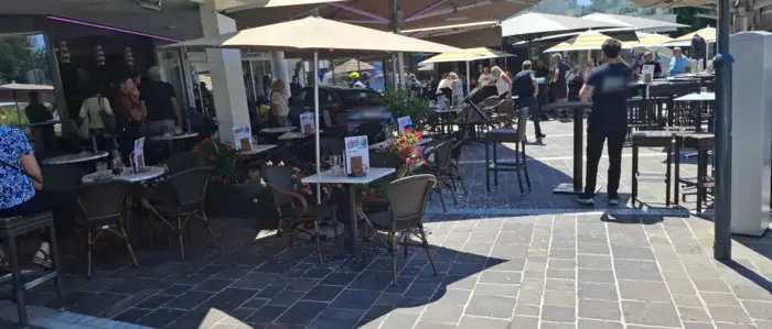 Der Unfallort im Zentrum Veldens