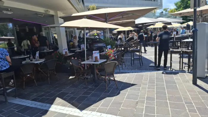 Der Unfallort im Zentrum Veldens