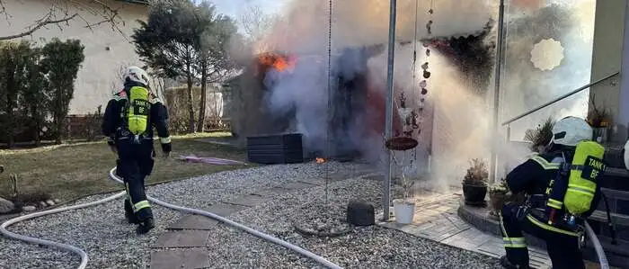 Die Berufsfeuerwehr Klagenfurt stand im Einsatz 