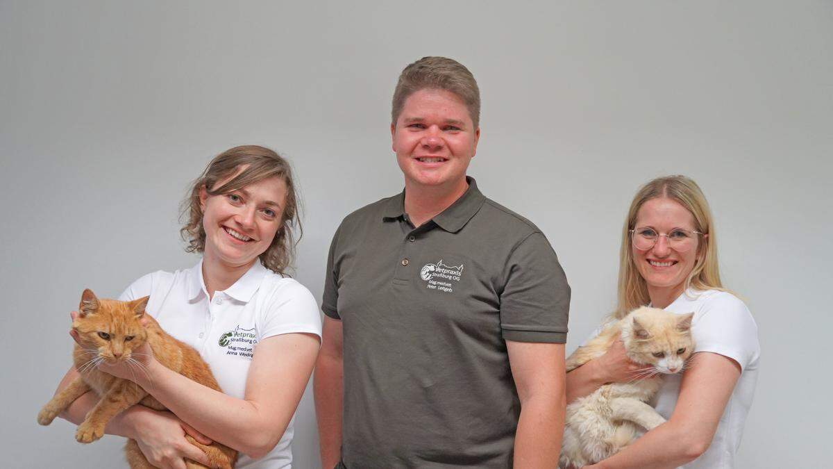 Anna Weidinger, Peter Leitgeb und Madelaine Herz (von links)