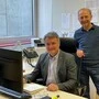 Neuer Direktor Hannes Wolf (links), Horst Altenberg 