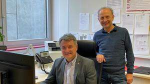Neuer Direktor Hannes Wolf (links), Horst Altenberg 