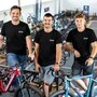 Das Kraftbike-Team: Daniel Steinwender, Dani Juritsch und Jakob Köfler (von links)