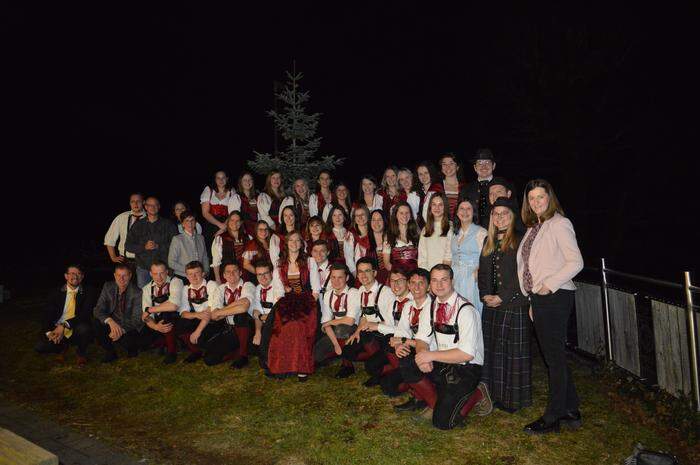 Die Landjugend Zeltschach beim großen Discoabend im heurigen Frühjahr