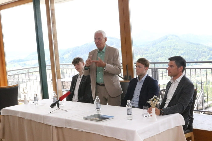 Alfred Riedl erzählte über die Anfänge des Unternehmens und den Weg an die Spitze