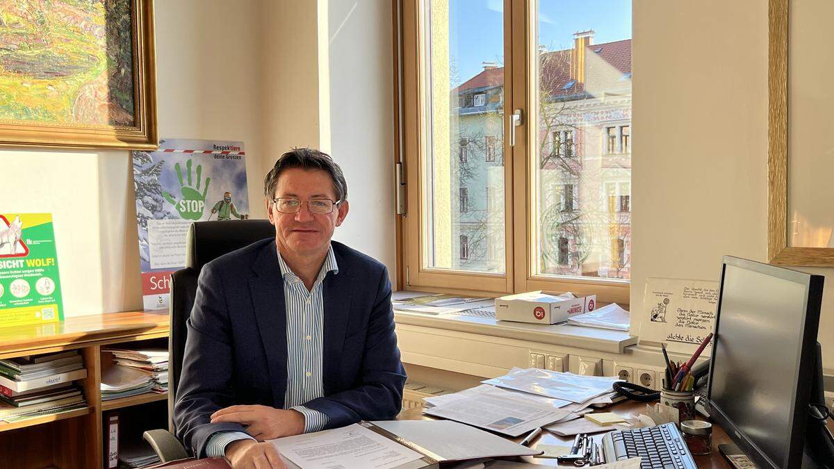 LK-Präsident Siegfried Huber stand Rede und Antwort
