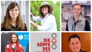 Zu sehen sind die fünf Nominierten in einer Fotomontage. | Fünf besonders starke Persönlichkeiten rittern um den Sieg