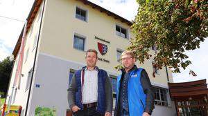 Hannes Huber und Markus Priess (rechts) sind die Vizebürgermeister von Albeck. Das Wahlergebnis in der Gemeinde hat selbst sie überrascht 