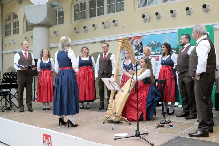 Mitwirkende waren: „Die Kärntner aus Maria Wörth“ (Leitung Sylvia Brandstätter, Foto), Männergesangsverein (MGV) Gurk (Johannes Tuppinger), Familienmusik Paulitsch (Michaela Paulitsch) sowie „Die Jungen Fidelen Lavanttaler“. 