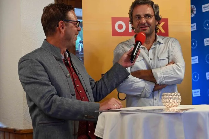 GestalteT wurde der Film von  Peter Seifert (links) hier im Gespräch mit Martin Weberhofer
