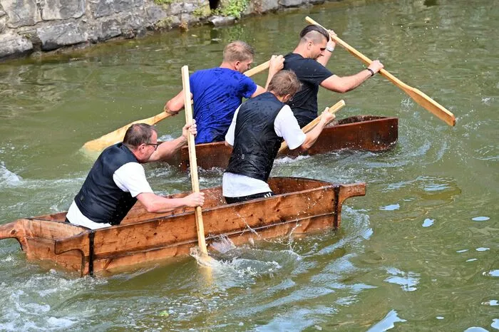 Großes Highlight war das Sautrogrennen