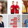 Zu sehen sind die fünf Nominierten in einer Fotomontage. | Diese fünf wollen das junge Talent des Jahres werden