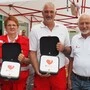„First Responder“:  Susanne Zitzenbacher, Gaby Eder, Michael Jamar, „Henry Laden“-Teamleiter Willi Dörfler (von links)