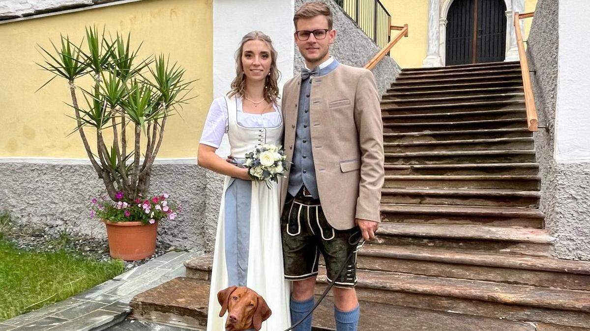 Caroline Wandelnig und Manuel Niederer haben in Straßburg geheiratet 