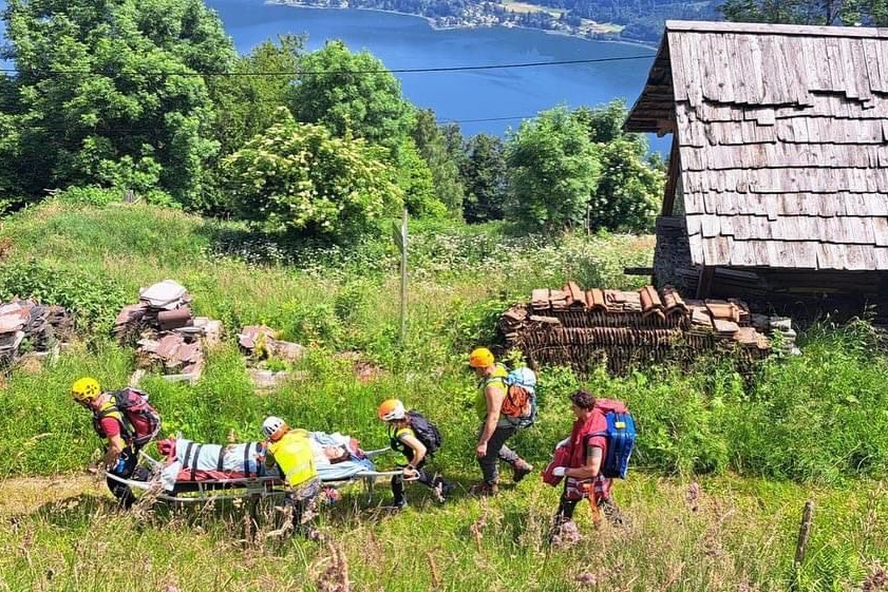 Im Krankenhaus: Bergrettung musste Holländerin von der Gerlitzen bergen