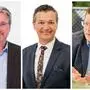 Historisch geprägt, saßen und sitzen in der ÖVP Männer an den zentralen Stellen. Von links: Klubobmann Christian Struger, der ehemalige Nationalratsabgeordnete Peter Weidinger und Stadtrat Christian Pober