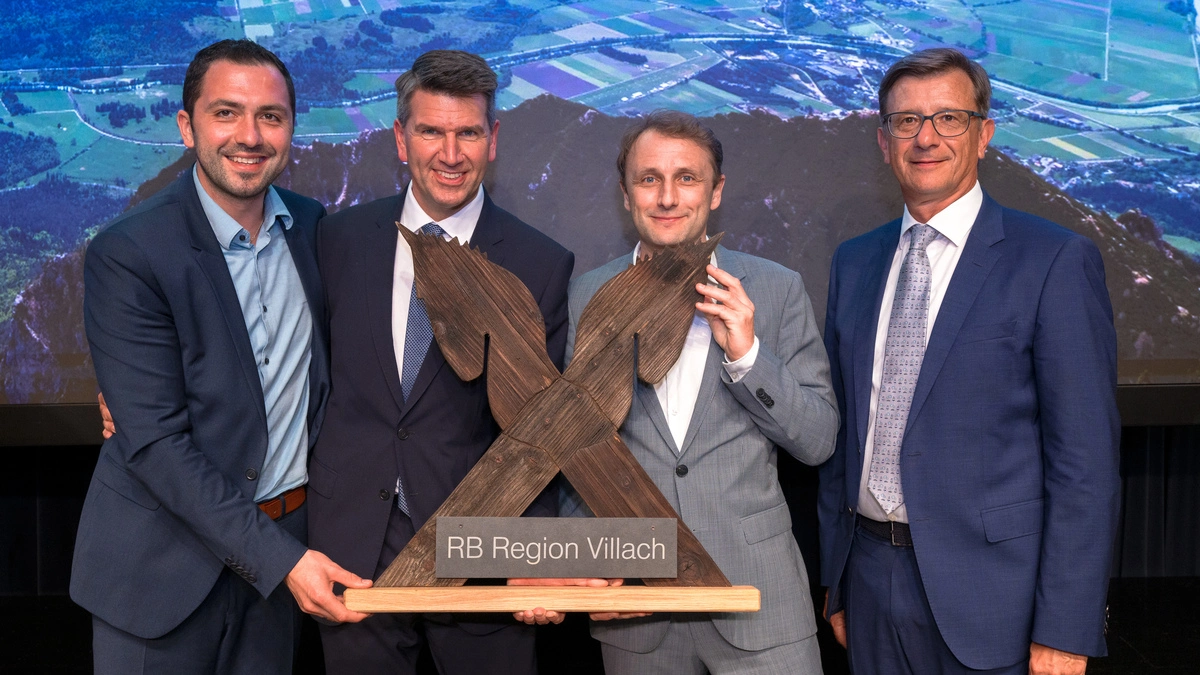 Die Direktoren Stefan Köfer, Bernhard Gruber, Michael Dabringer und Hannes Lejak