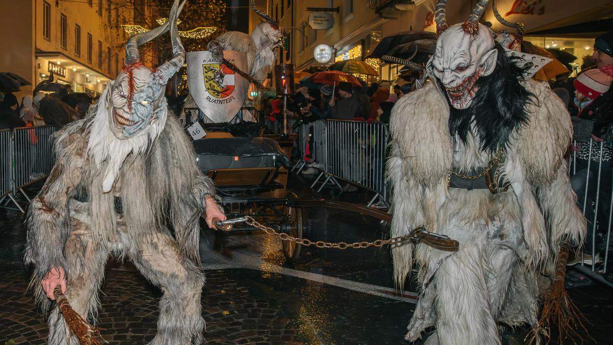 Der Krampuslauf in Villach zählt zu den beliebtesten Kärntens