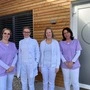 Mitarbeiterin Alexandra Lipusch, die beiden Allgemeinmedizinerinnen Iris Schatz und Cornelia Blaschitz, Mitarbeiterin Stefanie Radeschnig (von links)