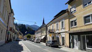 Der Hauptplatz von Bad Eisenkappel