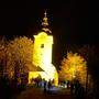 Der Drei-Berge-Lauf startet mit der Mitternachtsmesse in der Kirche auf dem Lisnaberg