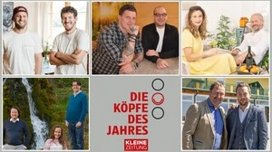 Die Kandidaten auf einer Fotocollage von links oben im Uhrzeigersinn: Martin Nuart und Philipp Medved, Ralph Kollnitzer und Patrick Kranl, Silvia Trippolt-Maderbacher und Josef Trippolt, Gerwald Kitz Senior und Junior, die Geschwister Anja, Hannes und Josef Jernej (Mochoritsch) | Die Kandidaten von links oben im Uhrzeigersinn: Martin Nuart und Philipp Medved, Ralph Kollnitzer und Patrick Kranl, Silvia Trippolt-Maderbacher und Josef Trippolt, Gerwald Kitz Senior und Junior, die Geschwister Anja, Hannes und Josef Jernej (Mochoritsch)