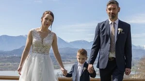 Katrin und Michael Krammer mit Sohn Lucas 