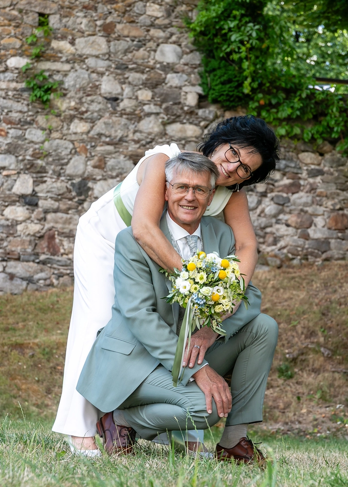 Anita Zeiss-Dohr und Günther Dohr haben 2025 in Bad St. Leonhard geheiratet