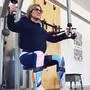 Elisabeth Blažej in ihrem Fitnessstudio