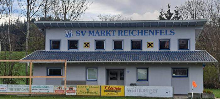 Das Vereinsgebäude des SV Markt Reichenfels