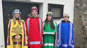 Von links: Milena Strutz (14), Fabian Janko (14), Marie Strutz (10) und Rene Janko (10)