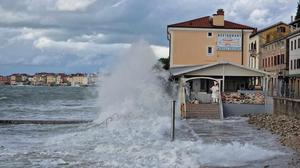 Die exponierte Lage wird Piran derzeit zum Verhängnis