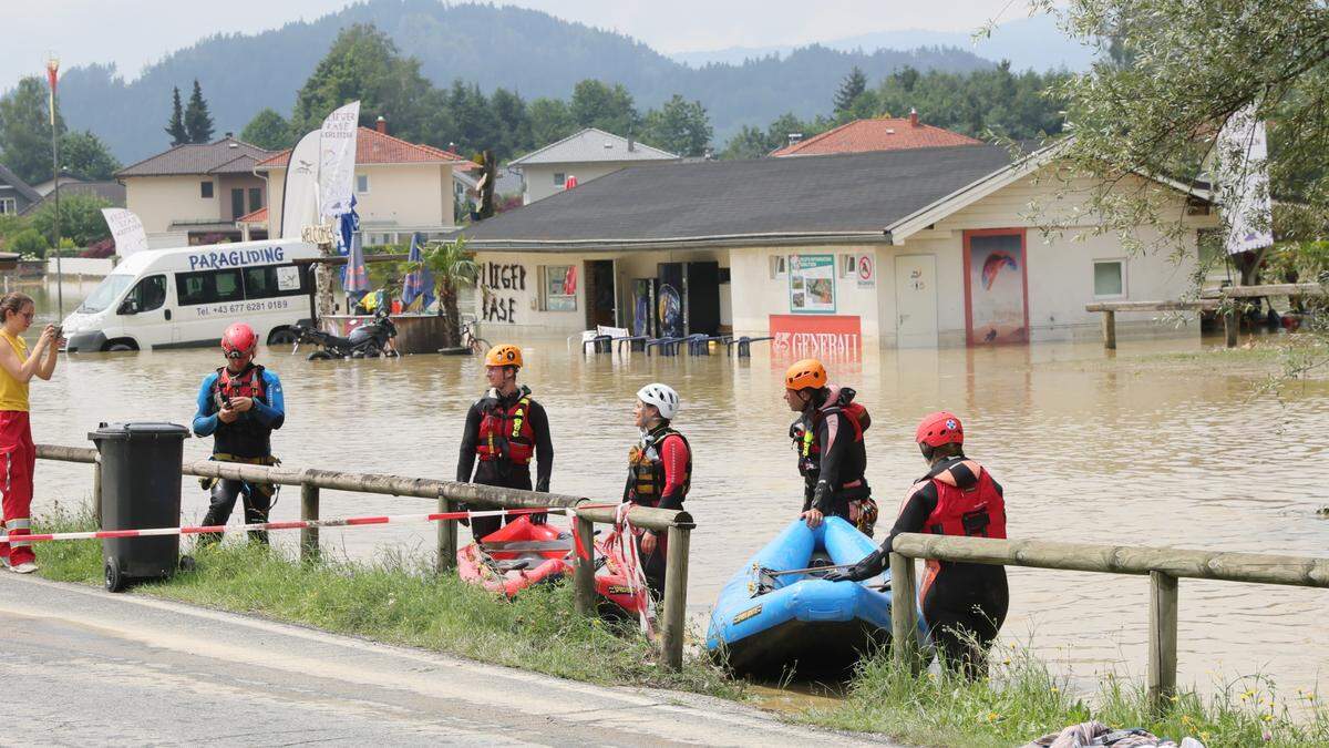 Immer öfter wird auch die Wasserrettung in Kärnten mit Katastropheneinsätzen konfrontiert