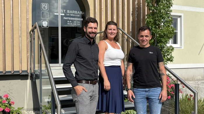 Jan Angerer, Petra Scheikl und Roman Mautner waren zur Stelle und haben dem Bub das Leben gerettet (v. l.)
