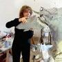 Karla Kowalski mit einem ihrer „Monster“             