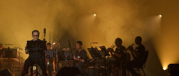 Nicholas Ofczarek und die Band Franui beim Hoch Kultur Festival