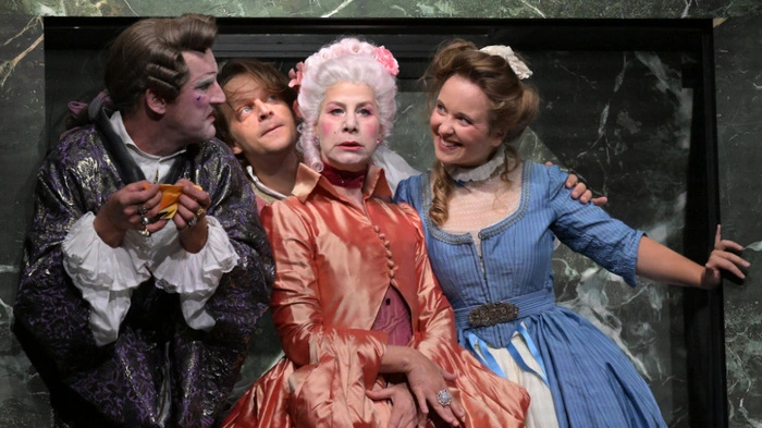 "Der tollste Tag": Bargen, Stolzmann, Krismer, Martini (v.l.)