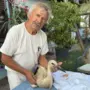 Der verletzte Storch-Jüngling