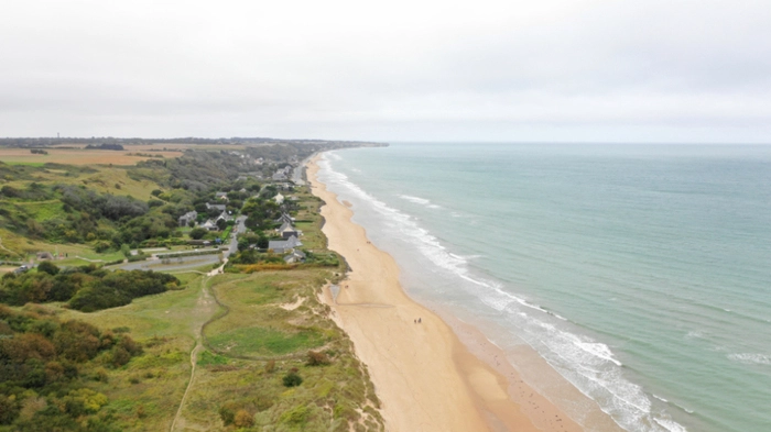 Omaha Beach in Colleville-sur-Mer