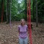 Carola Dertnig im Wald von Maiernigg