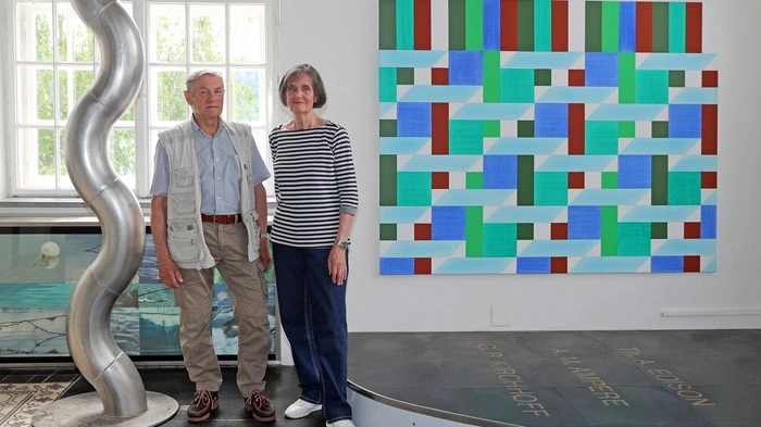 Zorka L-Weiss und Gottfried Loiskandl  im Schaukraftwerk Forstsee 