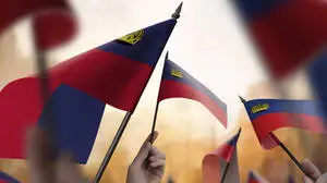 Liechtensteiner Fahnen 